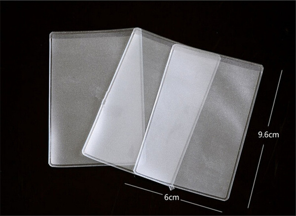 10pcs Soft Plastic Clear Credit Card Sleeves Protectors Dustproof WaterprooN'`US