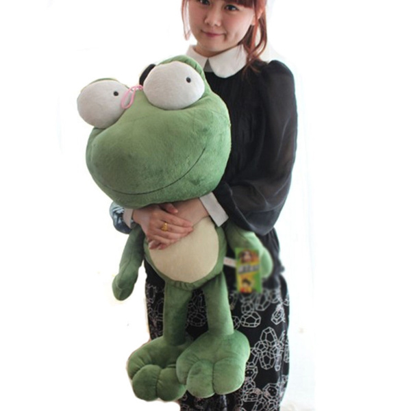 Cute Frog Plush Toys Frog Prince Plush Doll Green Bean Frog Doll