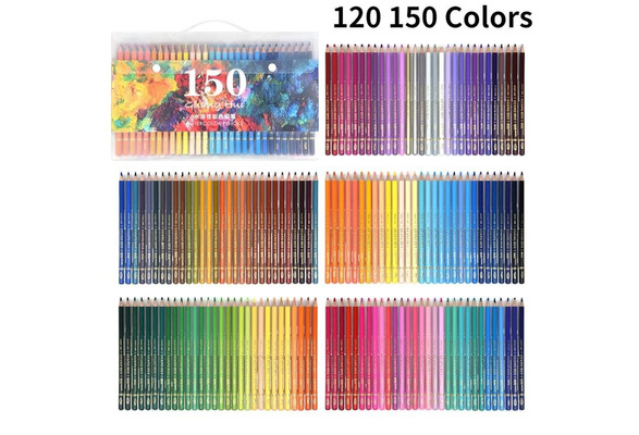Artist Quality 120 150 Colors lapices Watercolor Professional Soft Water  Soluble Coloured Pencils Set For Fine Art Drawing Sketch
