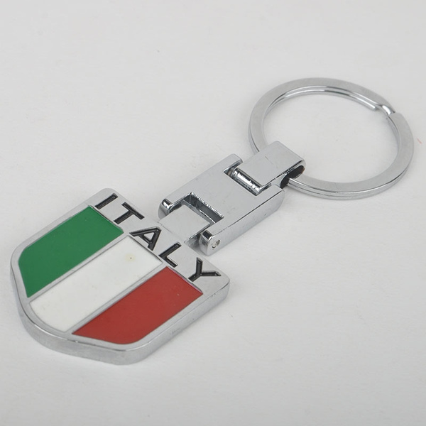 Keychain key ring keyring car motorcycles flag italy italia shield army 