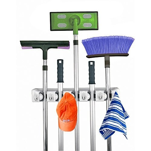 Broom And Mop Storage Ideas  Mop storage, Broom storage, Broom