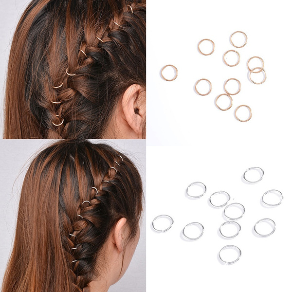 Stylish Dreadlocks Beads And Clips For Hair Braiding And Decoration - Metal  Cuffs For Hair Jewelry Accessories - Temu Japan