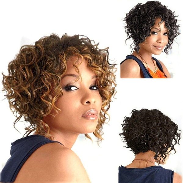 Curly wigs for african hotsell american women