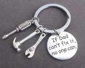 Details about   If Dad Cant Fix It No One Can Tools Keyring Daddy Father's Day Gifts 