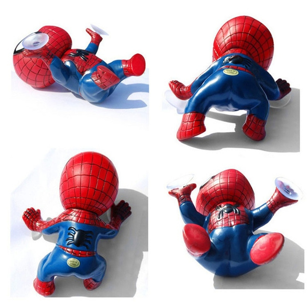 Car Spider-Man Cartoon Doll Sucker Spider-Man Car Interior Ornaments  Ornaments Small Doll Toys | Wish