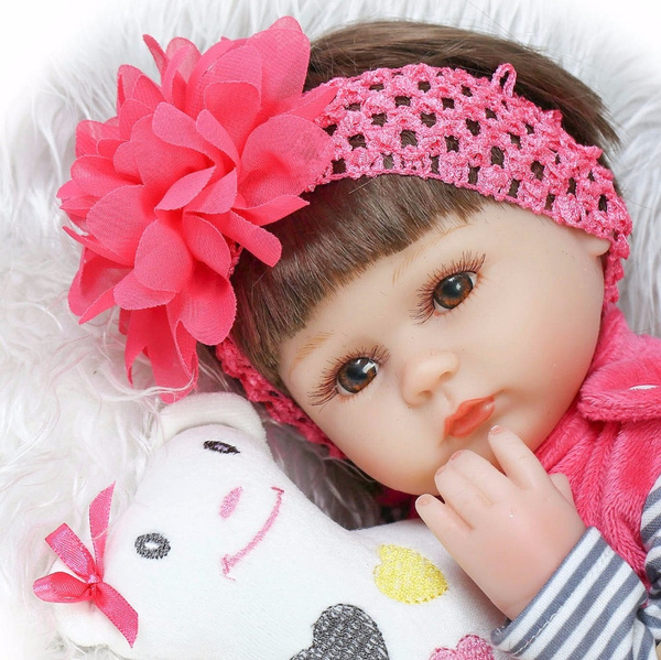 Bebe Silicone Reborn Realista 42cm Reborn Baby Doll Kids Playmate Gift For Girls New Year Toys Soft Body Boneca Reborn Wish