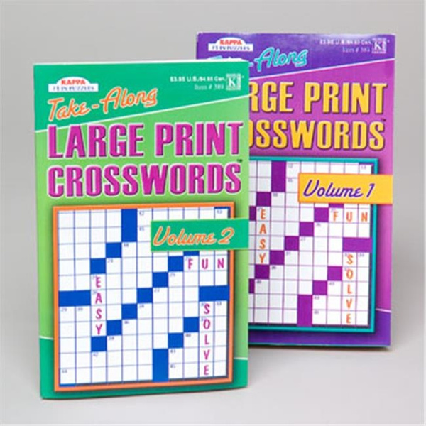 RGP 6389F Crossword Puzzle Lg Print Travel Pack Of 144 Wish RGP 6389F Crossword Puzzle Lg Print Travel Pack Of 144 Wish