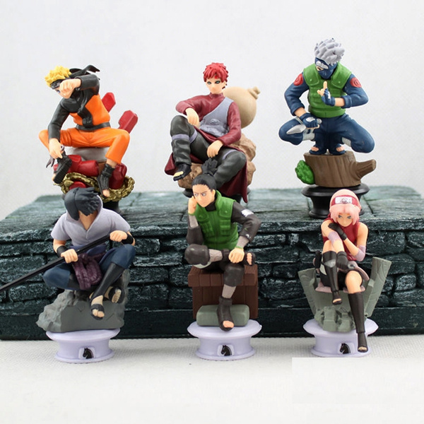 Mini Figuras Chave Anel Naruto Toy Sasuke Kakashi Gaara Chaves Cadeia Com  Sino Pequeno Pingentes Fivela Dos Desenhos Animados 5 75qqa O1 De $9,61