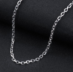 Sterling, crosslinkchainnecklace, Chain Necklace, Fashion