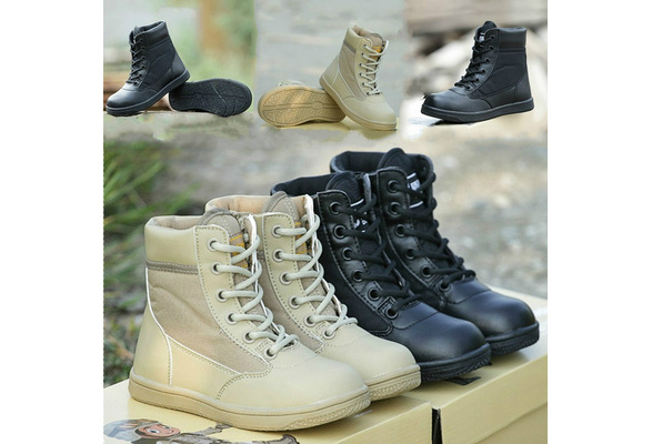 kids army boots