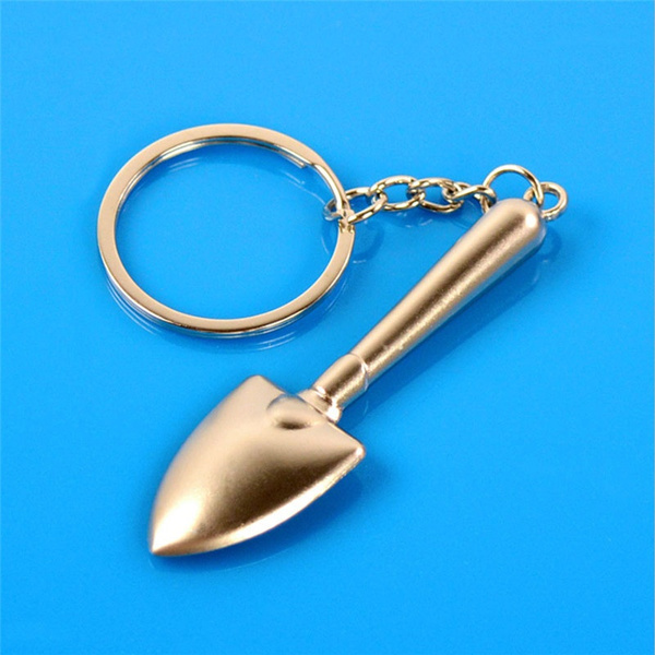 Mini hot sale shovel keychain