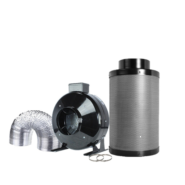 4" 6" 8" inch Inline Fan Carbon Air Filter Ducting Combo for Plant