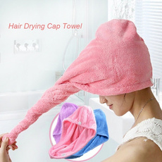 Strong Water Absorbing Microfiber Dry Hair Towel Wrap Bathing Shower Cap Cloth
