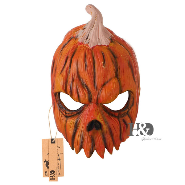 Halloween Latex Horrible Pumpkin Monster Mask Wish