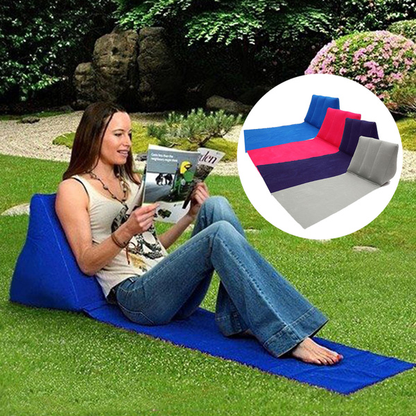 Camping Inflatable Folding Chair Picnic Beach Leisure Cushion