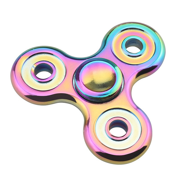 Plating Alloy Fidget Spinner Finger Toy Gyroscope EDC Puzzle Toy Stress Adults Kid Hand Metal Spinner | Wish
