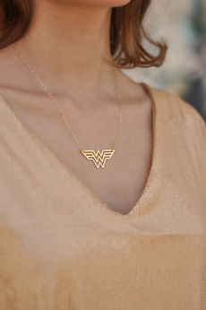 wonderwomansymbol, femalefashionnecklace, Jewelry, wonderwomannecklace