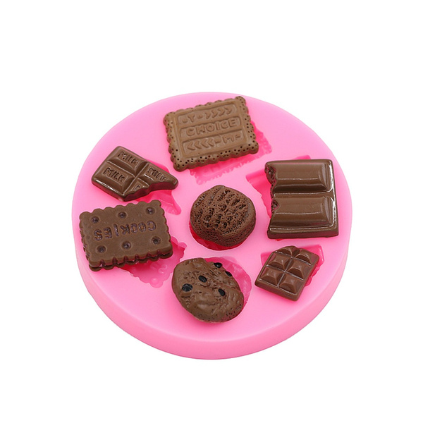 Fondant Chocolate Mold Candy Mould Cookie Silicone Mold Kitchen Baking Tool 