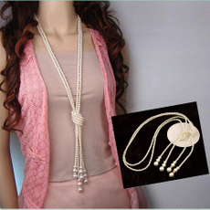 longsweaterchainnecklace, Fashion, fashionpearlnecklace, Jewelry