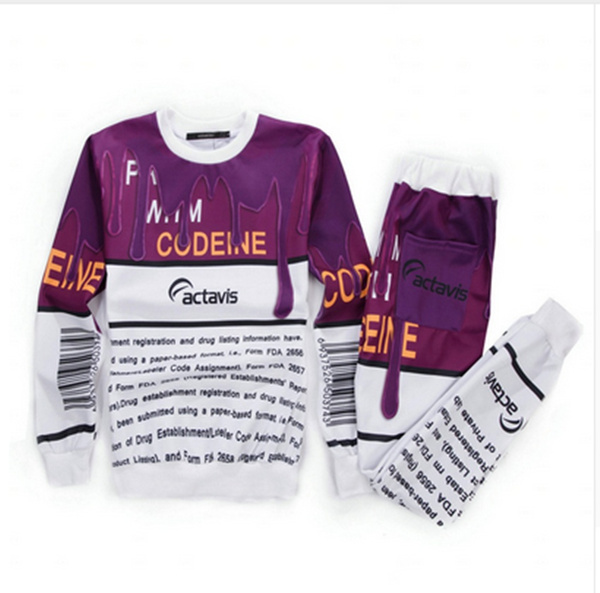 Fashion Men Women Milk Cup 3D Print Sweatshirt Hoodies Jogging pants Sport Suits
