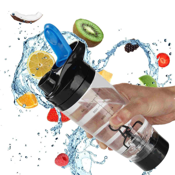 600ML Electric Blender Protein Shaker Bottle