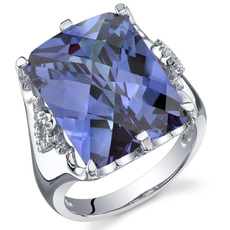 White Gold, Blues, wedding ring, Blue Sapphire