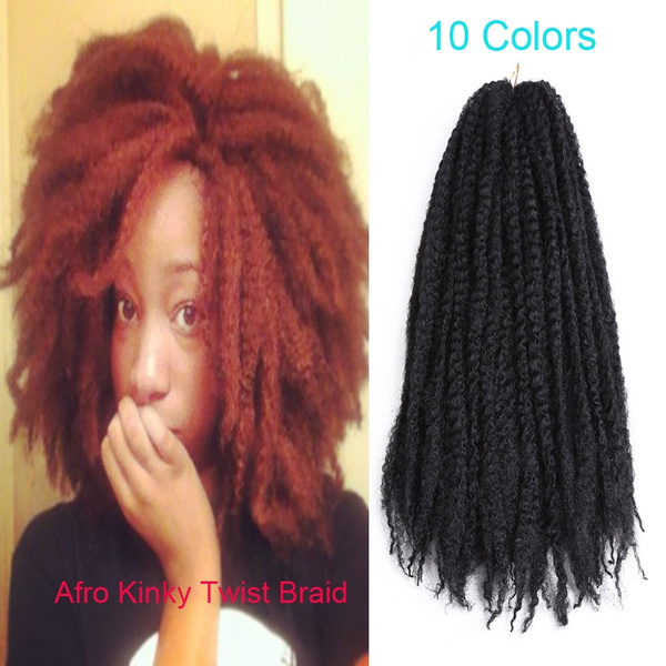 Hot Selling Dream Diana Braiding Hair Extensions Kinky Twist Hair Synthetic  Crochet Hair Afro Twist Braid Hair