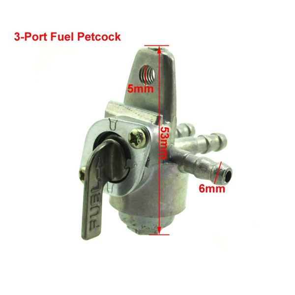 thumbnail image 2 of Fuel Petcock Valve Switch For Polaris Predator 500 2003-2008 | Non-Vacuum Gas Tank Tap 2 of 5