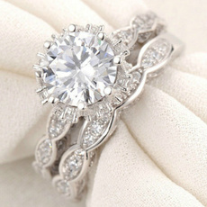 Sterling, Fashion, Jewelry, Engagement Ring