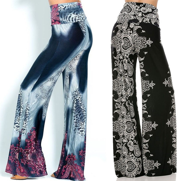 plus size high waisted palazzo pants