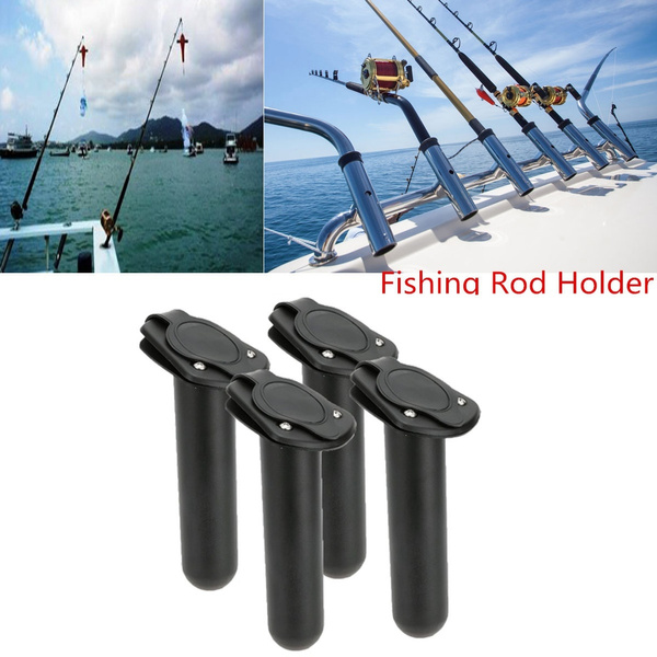4 PCS Plastic Flush Mount Fishing Rod Holders Fishing Pole Holder