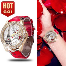Tower Vogue New Women Fashion Bright Faux Leather Strap Watches Big Digit Ladies Wrist Quartz Watch Dress Watch Woman Wristwatch