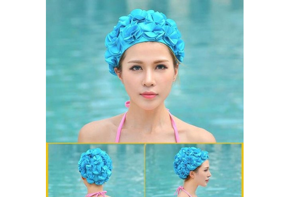 retro bathing caps