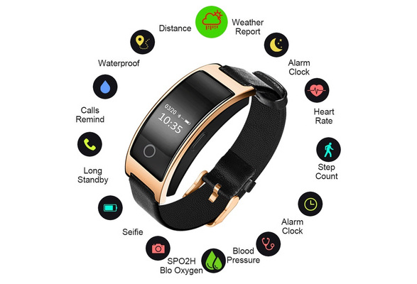 Smart bracelet sport blood hot sale pressure heart rate monitor