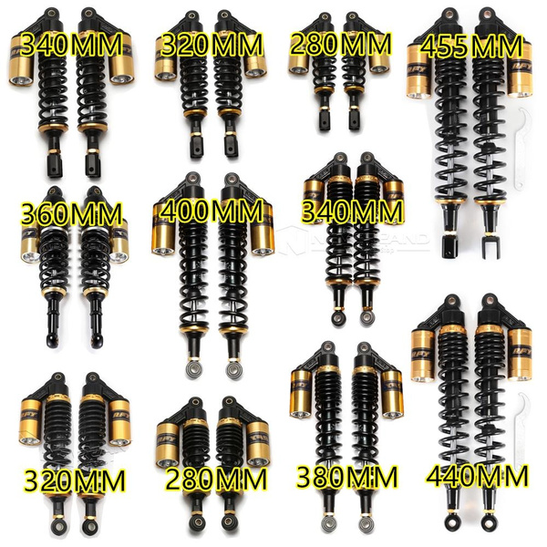 thumbnail image 2 of 320mm Rear Air Shock Absorber For Motorcycle - Adjustable For XL Sportster 883 1200 2 of 6