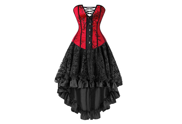 Steampunk Corset Dress With Cherry Design Small, Gothic Dress, Gothic  Clothing , Victorian Gothic Clothing, Corset, Corset Dress, Steampunk -   Canada