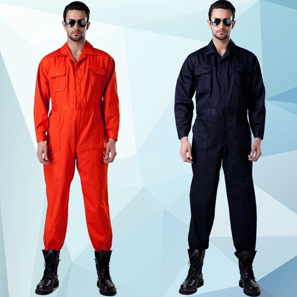 men's one piece work jumpsuit