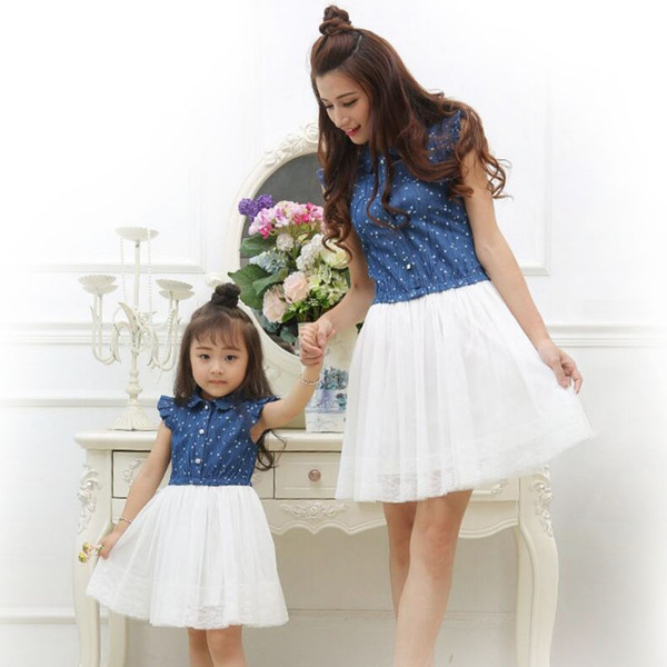 Mother daughter hotsell matching denim dress