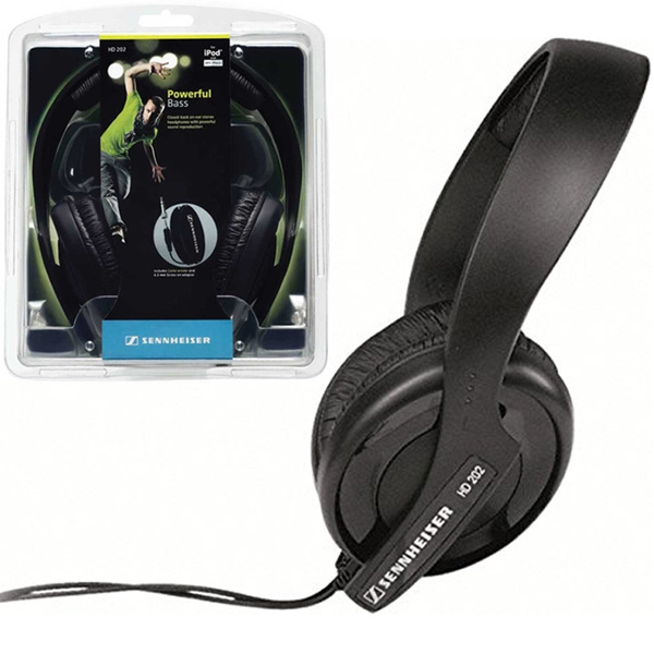 Sennheiser HD 202 II HD202II Professional Stereo DJ Headphones Black New |  Wish