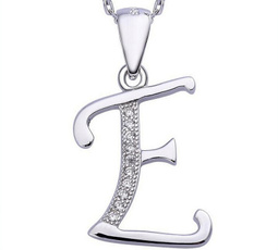silverletterpendant, Sterling, alphabetpendant, silveralphabet