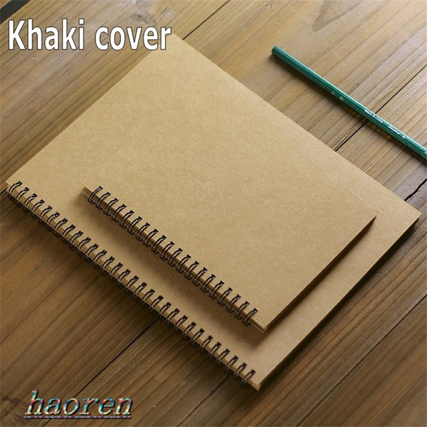 A4 Kraft Paper Notebook, Black Paper Notebook A4