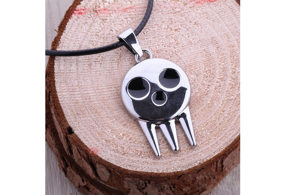 Cool Anime SOUL EATER Logo Death The Kid Metal Necklace Unisex Chain  Pendant | Wish