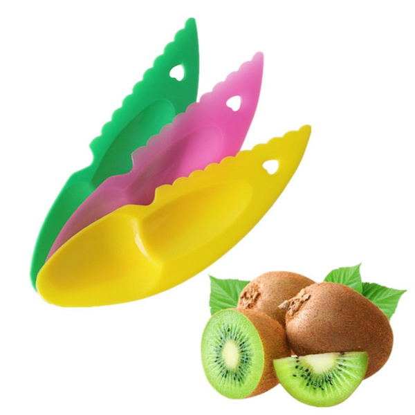 2 in 1 kiwi spoon plastic