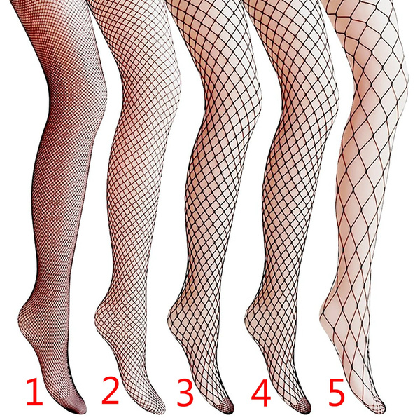Women Lace Fishnet Stockings Patterned 