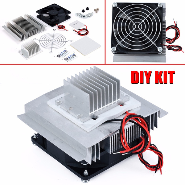 Dc 12v Peltier Semiconductor Refrigeration Air Conditioner System Cooler Diy Kit Wish