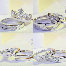Couple Rings, Fashion, wedding ring, Crystal