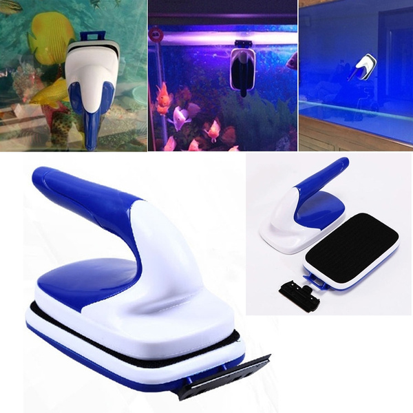 1Pc Fish Tank Cleaner Fish Tank Glass Wiper Brush Algae