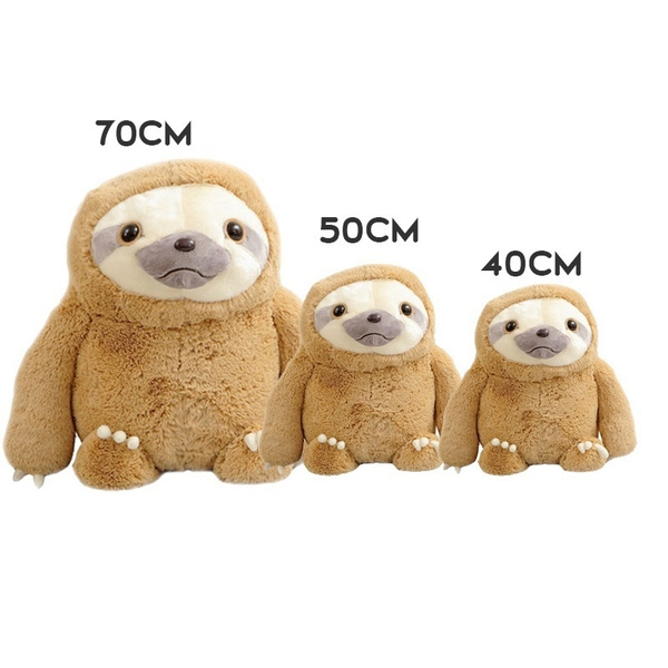 70cm Giant Sloth Stuffed Plush Toys Pillow Cushion Gifts Animal Doll Soft Cute 