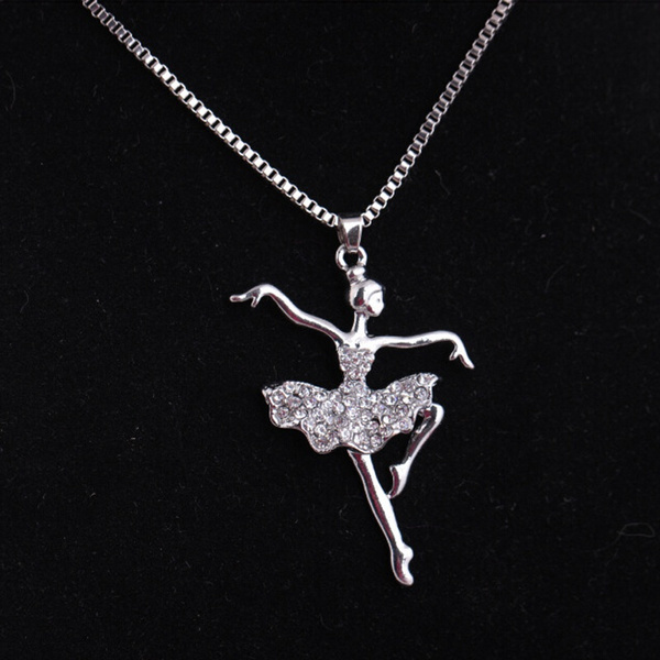 Little girl clearance ballerina necklace