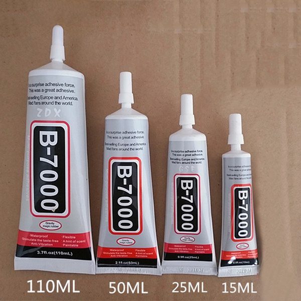 1pc Industrial Strength Super Adhesive Clear Liquid B7000 Glue for Diy